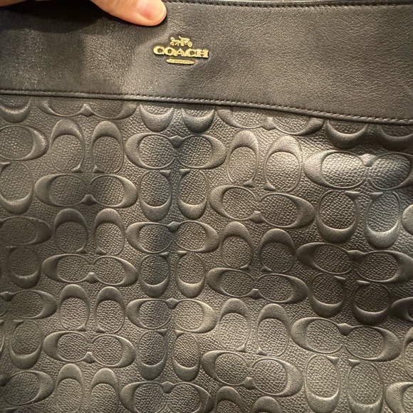 Coach Lexy Shoulder Bag in Signature Black Leather See Description - Picture 3 of 10